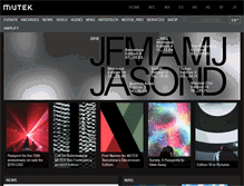 Tablet Screenshot of play.mutek.org